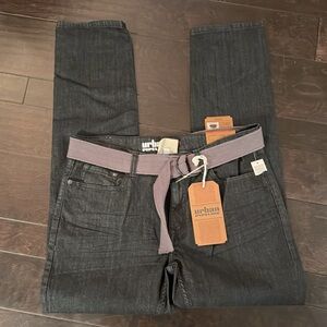 Urban Pipeline mens dark wash relaxed skinny jeans NWT 36/34